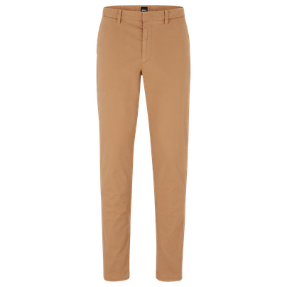 Calças Chino Slim-Fit Em Gabardine Stretch